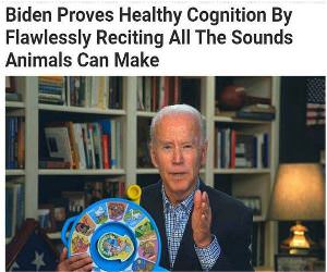 Biden Proves Cognitive Health