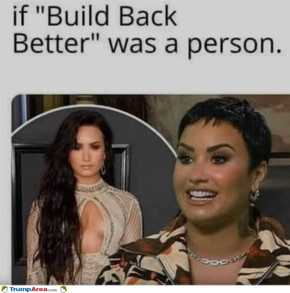 If Build Back Better Was A Person