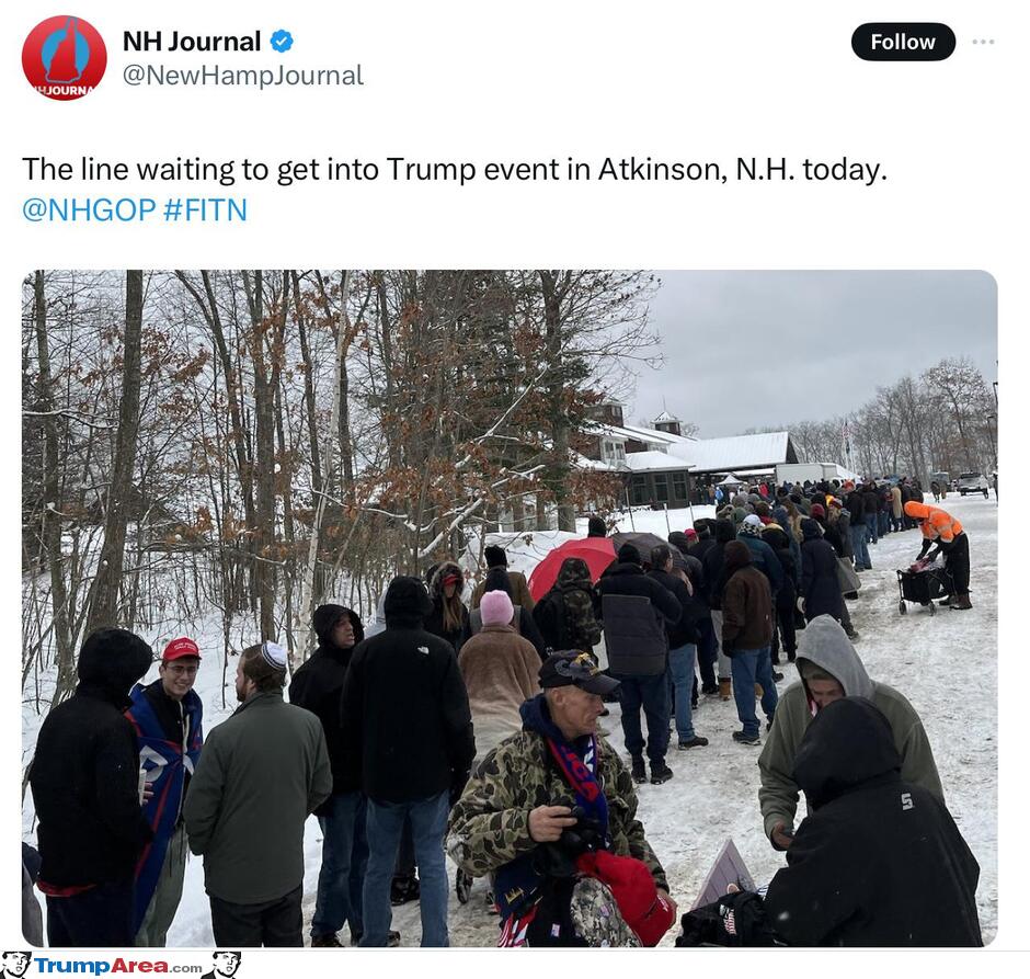 The Line For Trump
