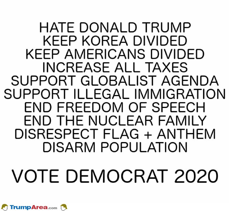 Democrat Slogan 2020