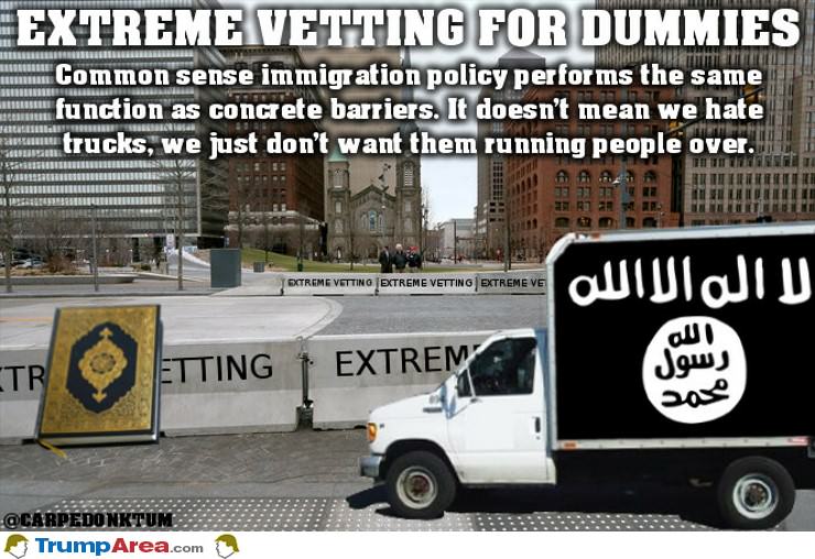 Extreme Vetting For Dummies