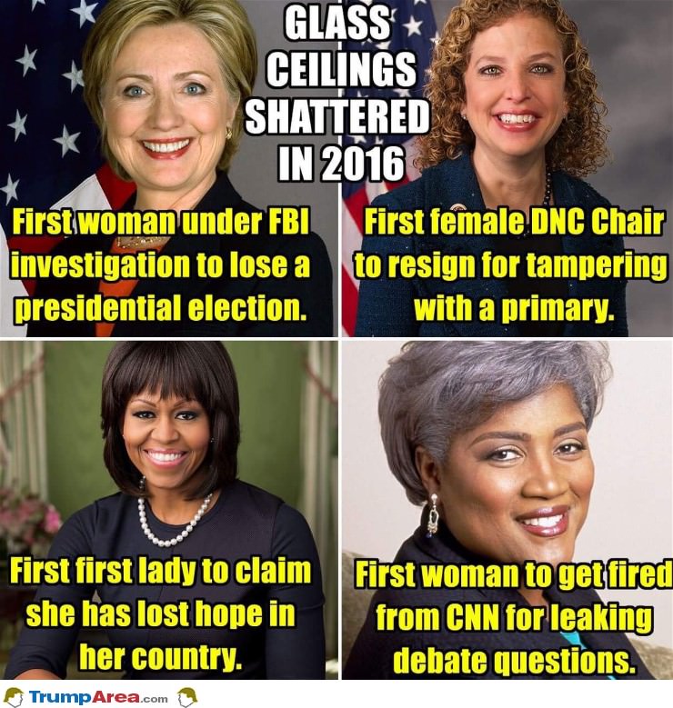 Glass Ceilings Shattered In 2016