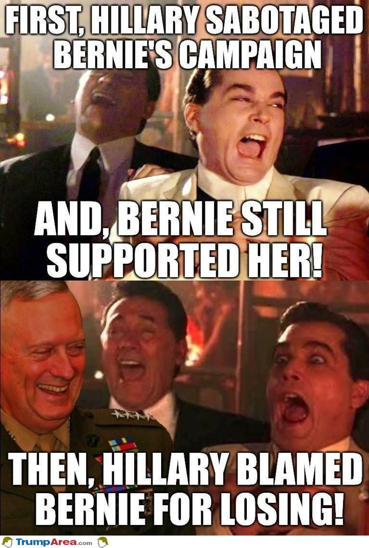 Hillary Blamed Bernie