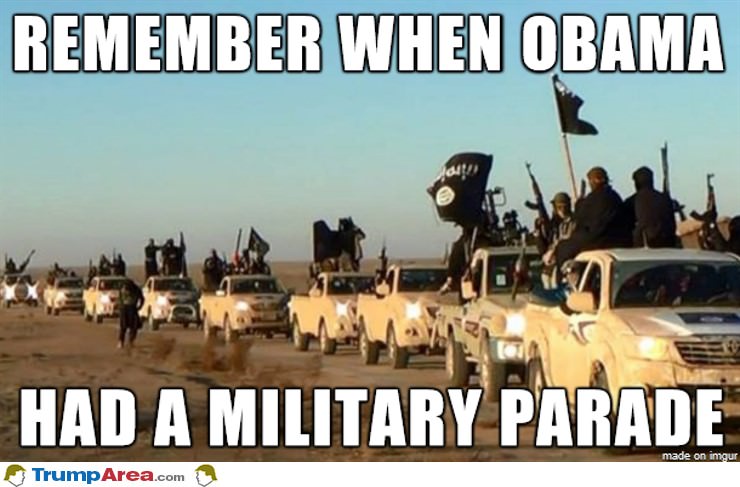 Obamas Military Parade