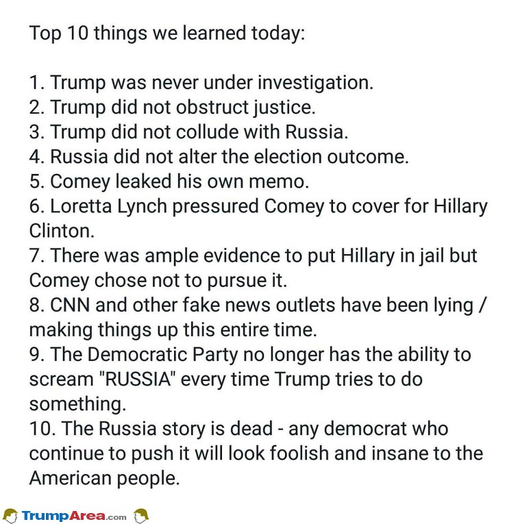 Some Things We Learned