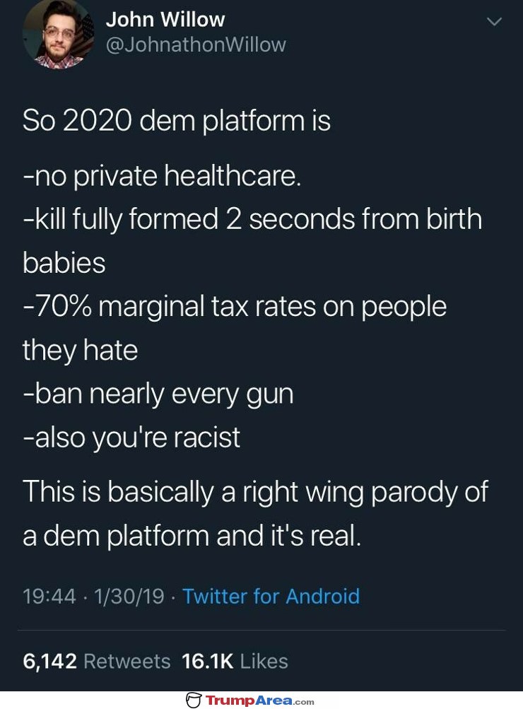2020 Democrat Platform