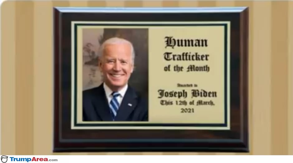 Human Trafficer Of The Month
