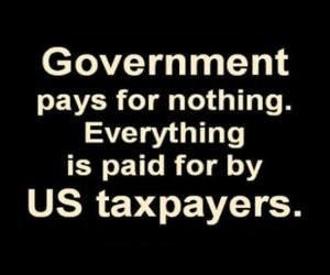 Government Pays For Nothing