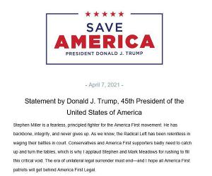 We Are With You President Trump