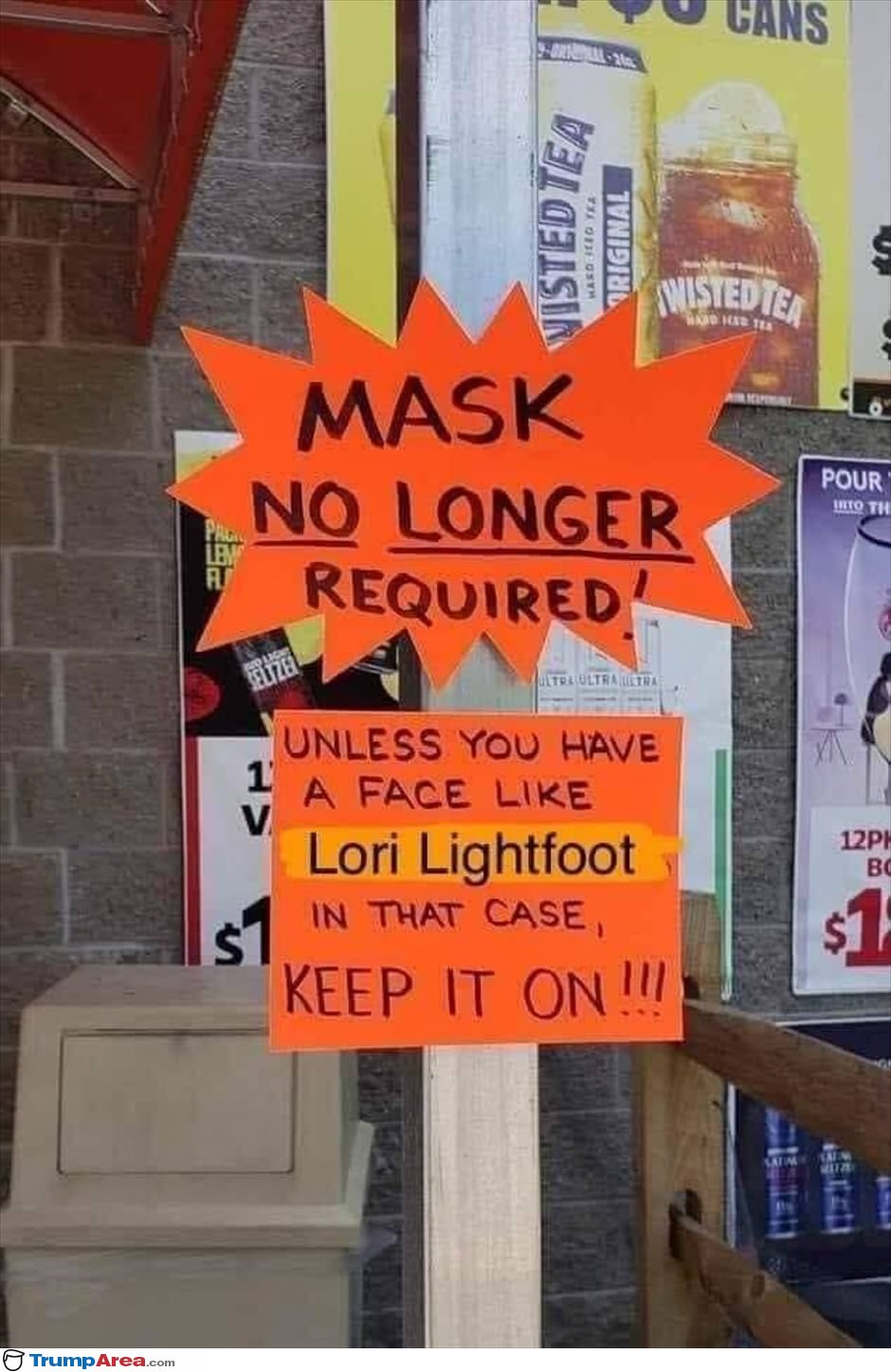 Mask No Longer Required