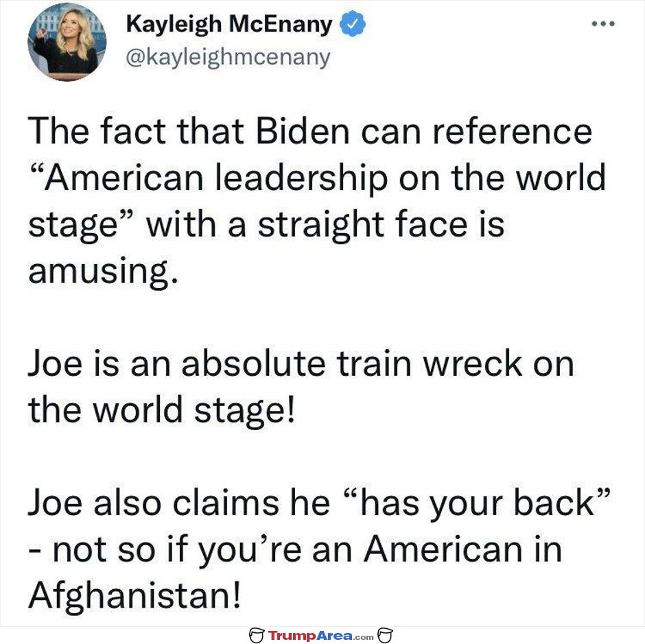 Joe Biden Is A Train Wreck