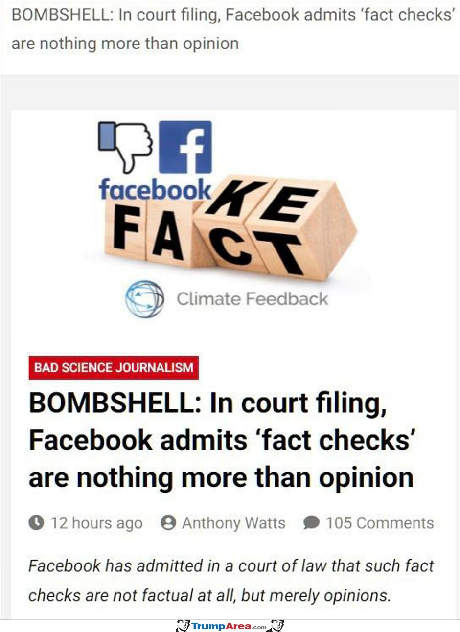 Facebook Fact Checks