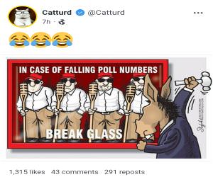 In Case Of Falling Poll Numbers