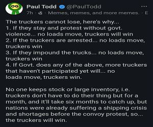Truckers Win