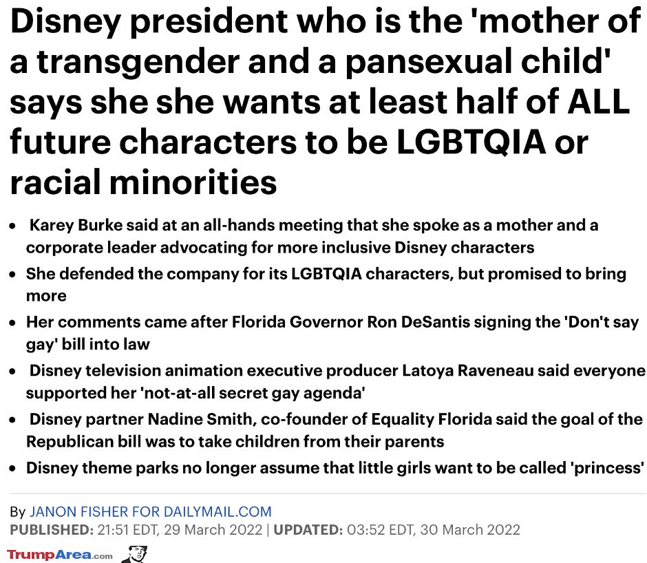 No More Disney For Me