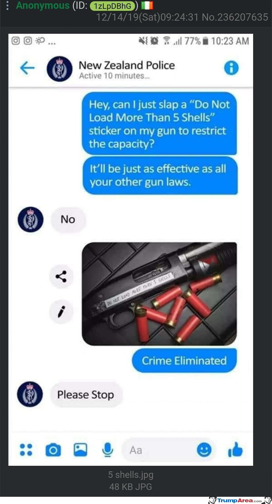 Crime Eliminated