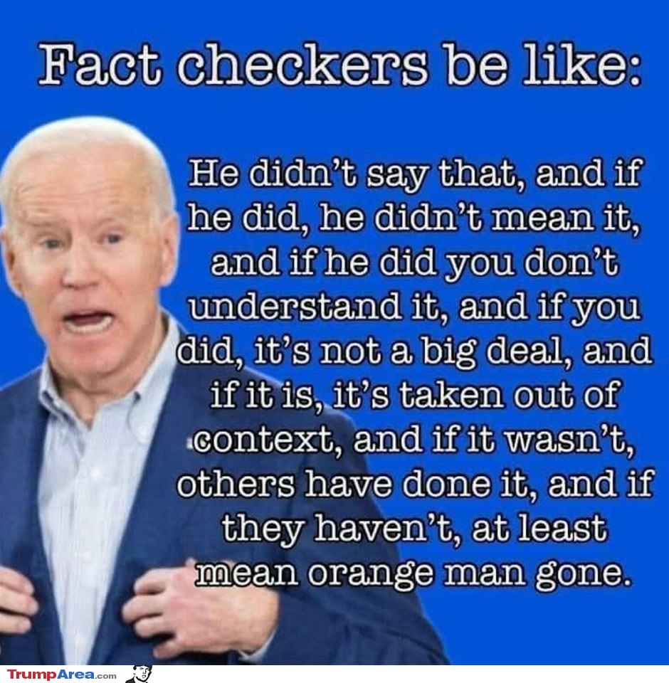Fact Checkers Be Like