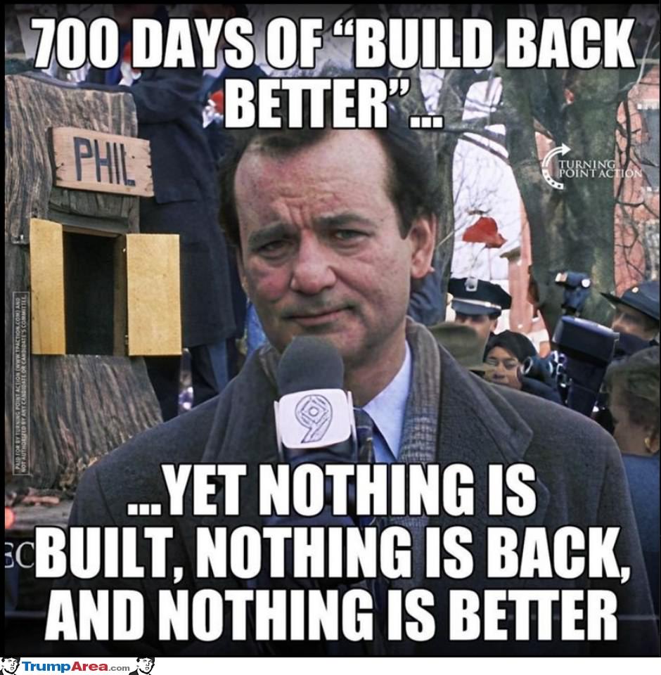 700 Days Of Build Back Better