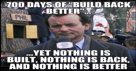 700 Days Of Build Back Better