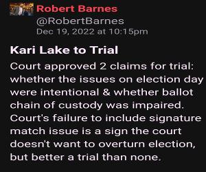 Kari Lake Wins A Trial