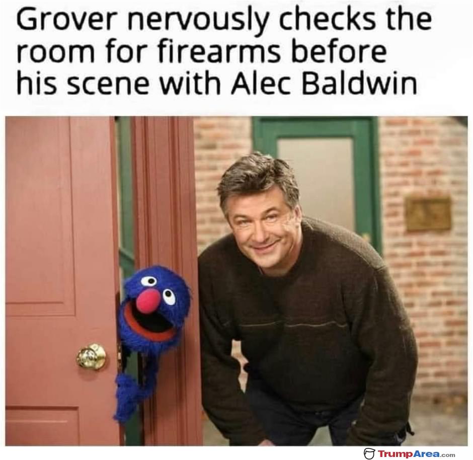 Grover Nervously Checks