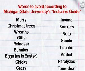 Words To Avoid