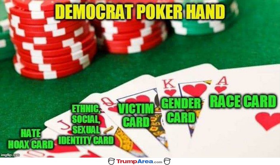 Democrat Poker Cards