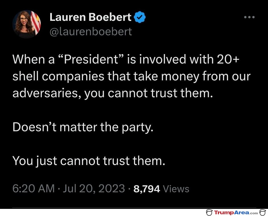 Cannot Trust Them