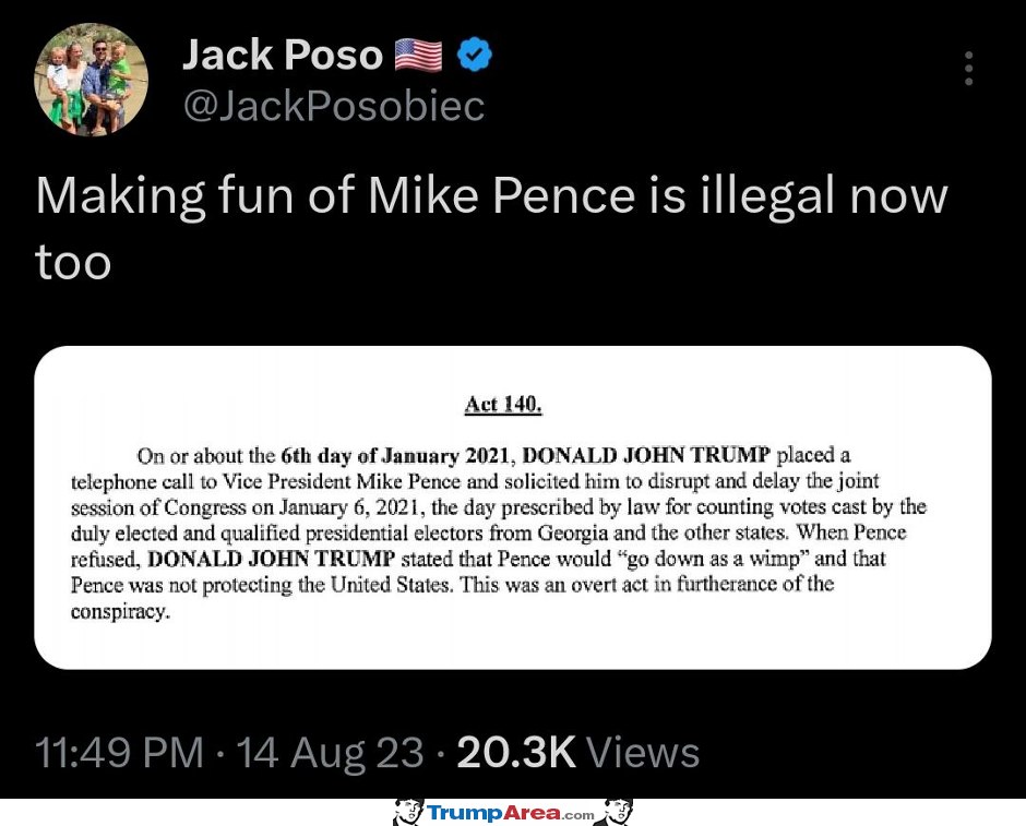 Pence Is A Wimp