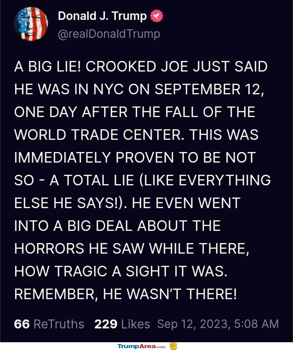 Joe Biden Lies All The Time