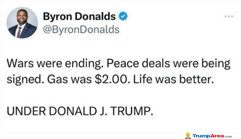 Life Was Better Under Trump