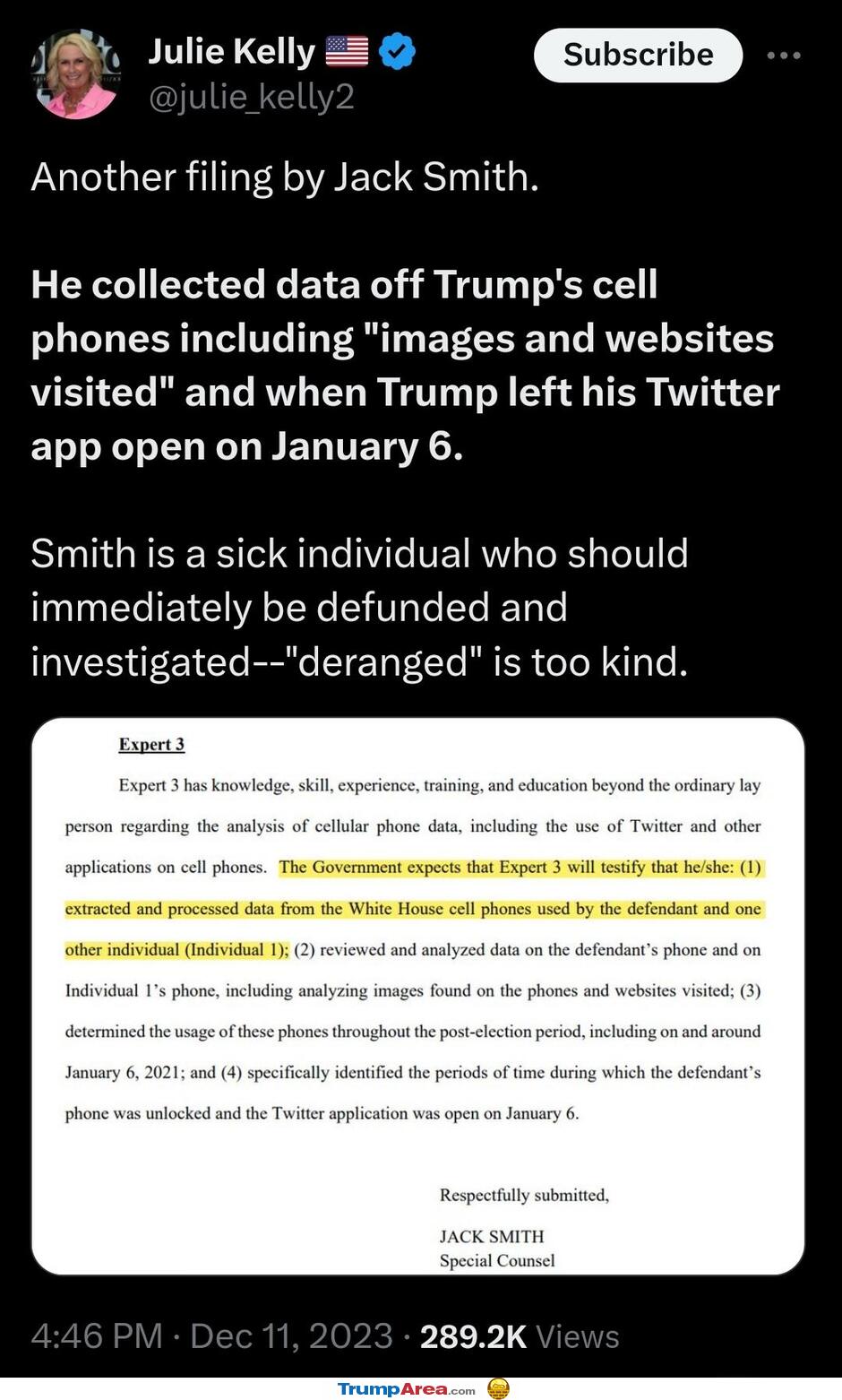 Smith Is Deranged