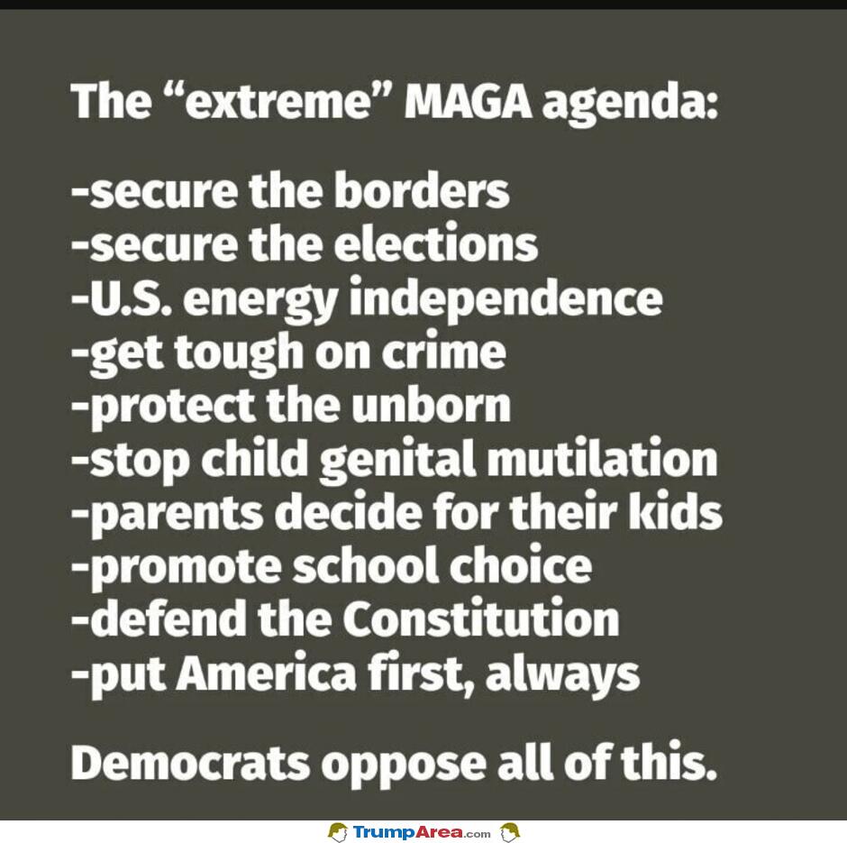 The Extreme Agenda