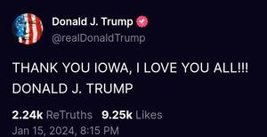 Thank You Iowa