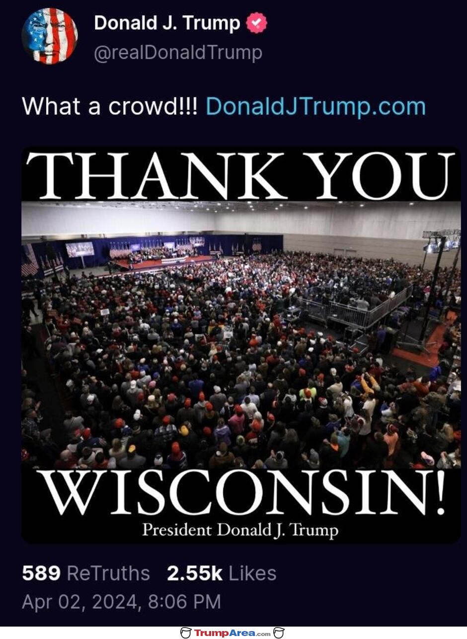 Thank You Wisconsin