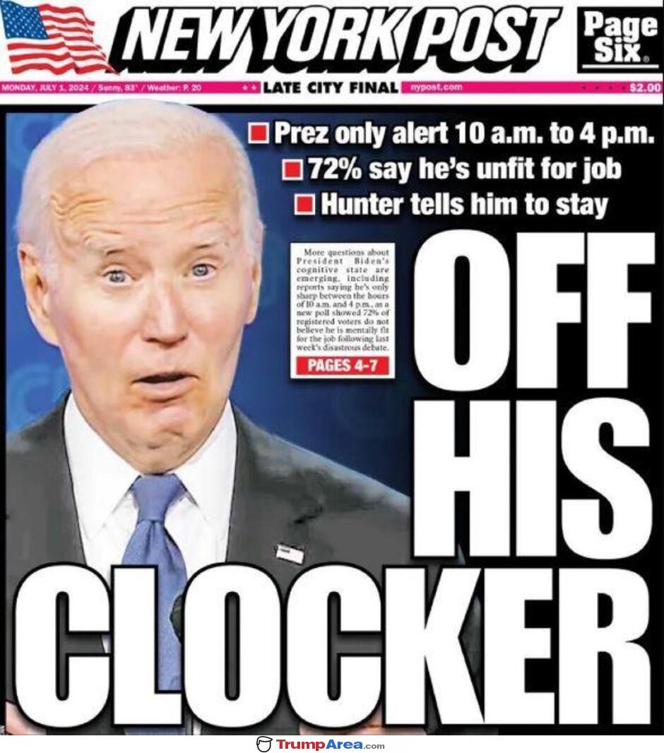 Off His Clocker
