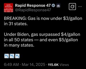 Gas Coming Down