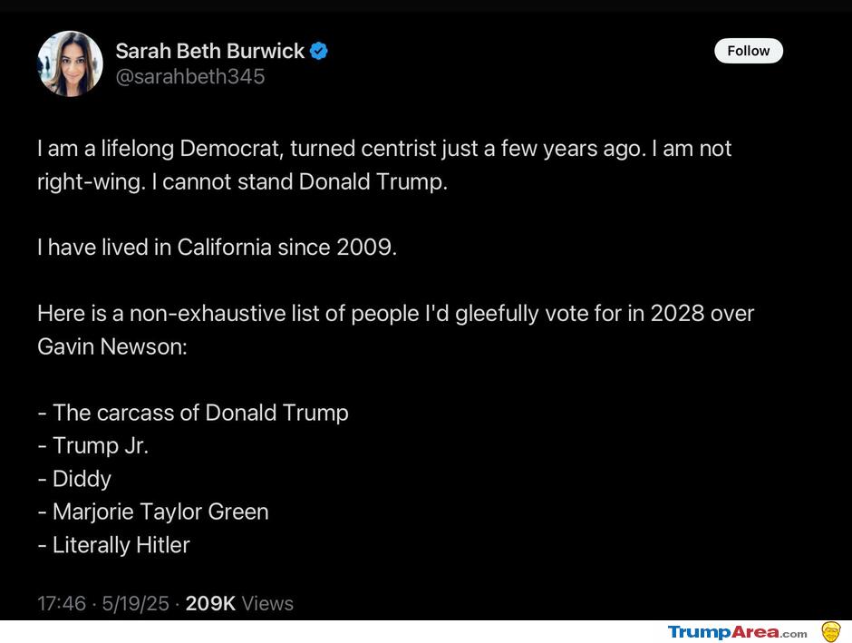 people I would vote for