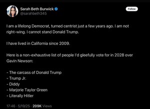 people I would vote for