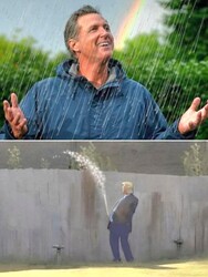 Raining