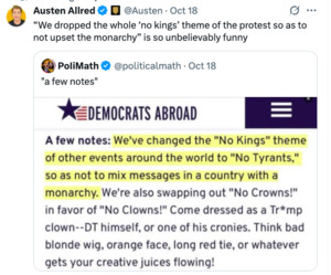 As To Not Upset Kings