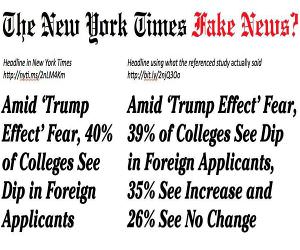 The NYT is turning into fake news