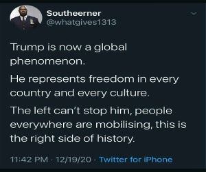 Trump represents freedom