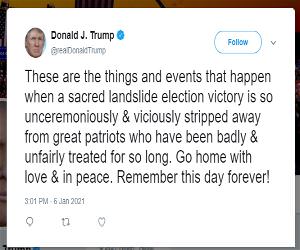 We love you president trump