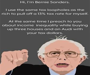 Bernard Sanders Tax Loops