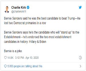 Bernie Sanders Is A Joke