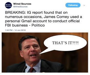 Big Trouble Comey
