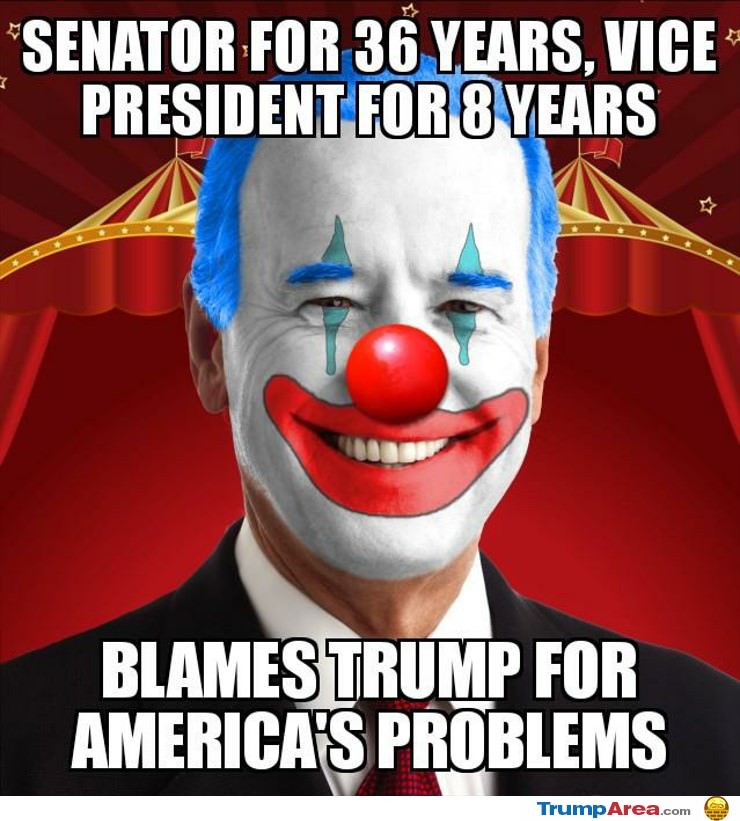 Blames Trump