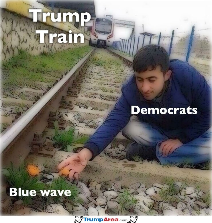 Blue Wave Splat