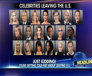 Celebrities That Said They Would Leave If Trump Was Elected